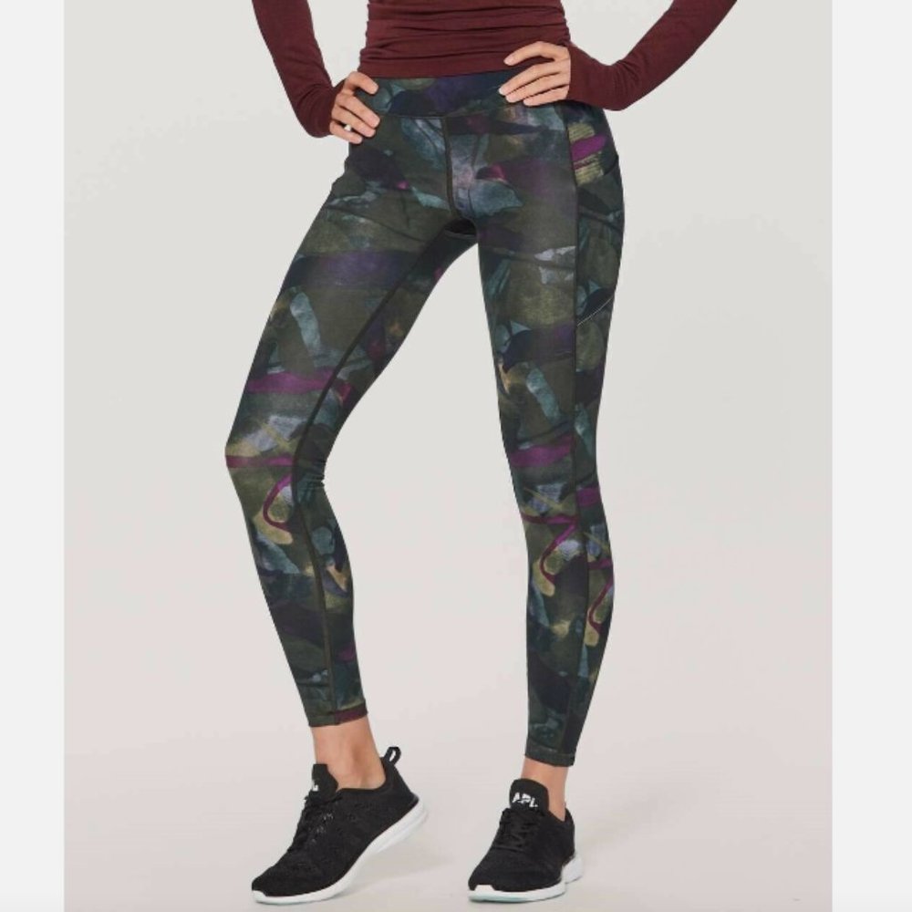 Lululemon Speed Up Tight Aura Dark Chrome Multi Leggings 4
